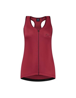 Rogelli top damski abbey ii wiśniowy s