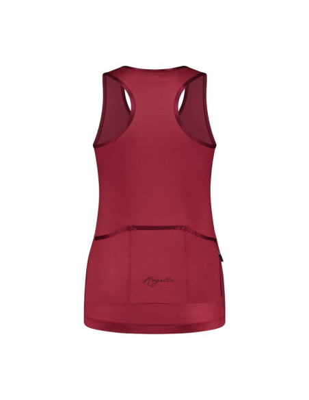 Rogelli top damski abbey ii wiśniowy s