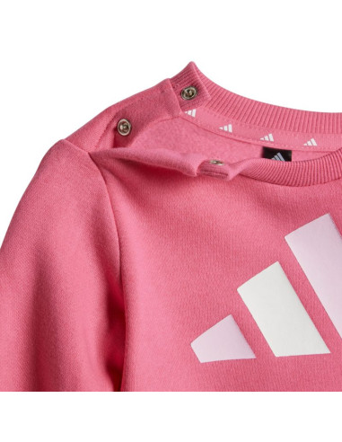 Dres dla dzieci adidas essentials różowo-szary jy0303