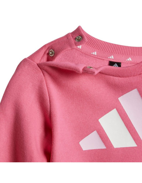 Dres dla dzieci adidas essentials różowo-szary jy0303