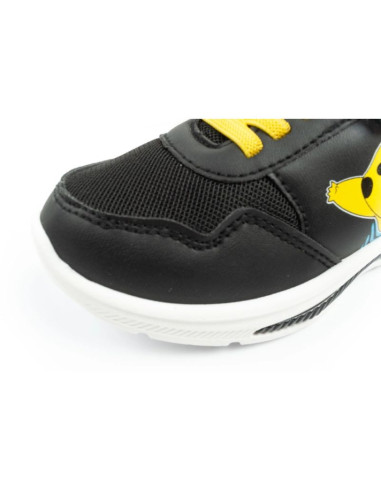 Leomil pokemon buty sportowe dziecięce sneakersy lekkie na rzep czarne żółte