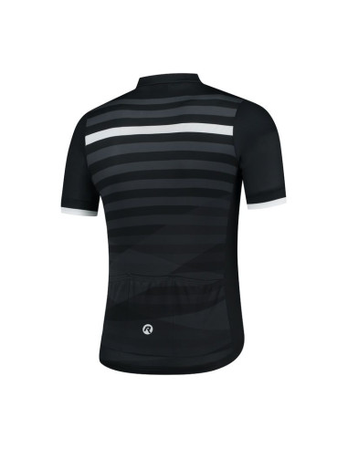 Rogelli koszulka stripe 2xl czarno biała