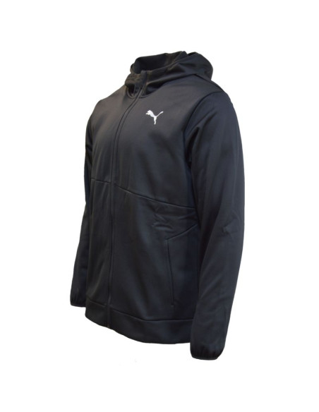 Bluza z kapturem treningowa męska dres puma train all day fz - 522339-01