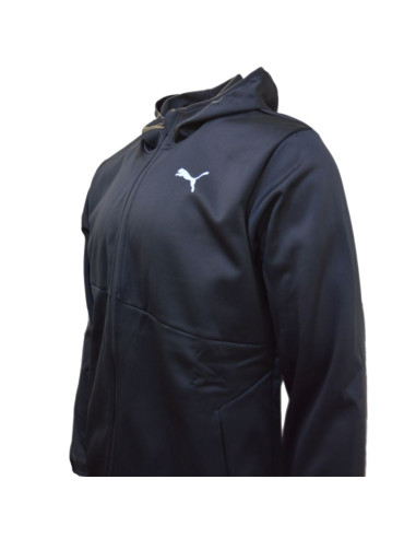 Bluza z kapturem treningowa męska dres puma train all day fz - 522339-01