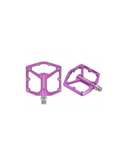 Rockbros pedały rowerowe platformowe fioletowe