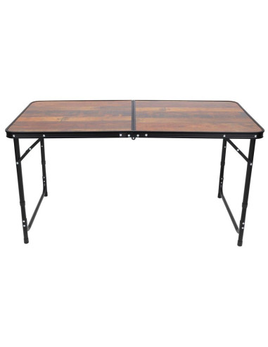 Stolik turystyczny składany kempingowy 120x60x70/62/55cm drewno