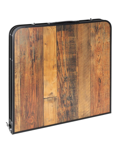 Stolik turystyczny składany kempingowy 120x60x70/62/55cm drewno
