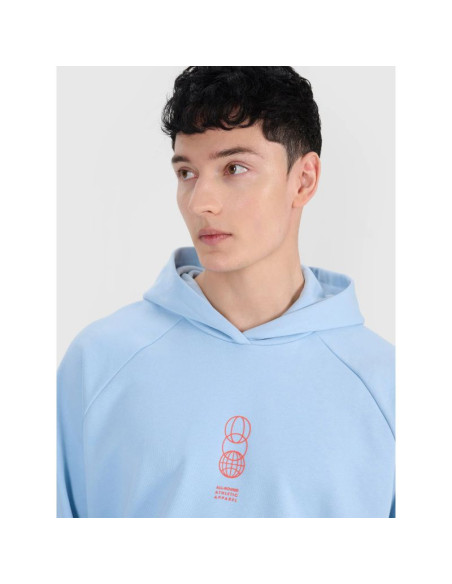 Bluza dresowa nierozpinana z kapturem męska 4f 4frss25tswsm2111-34s