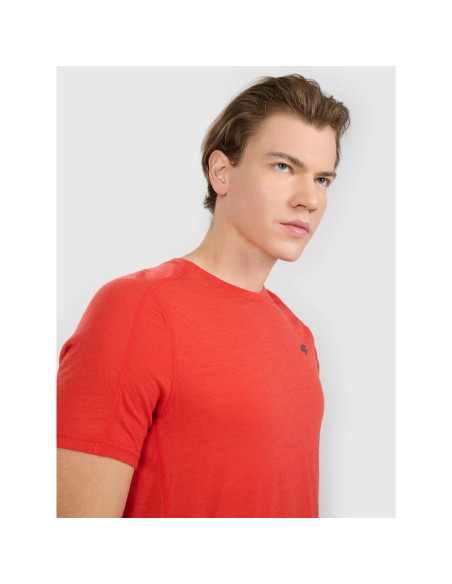 Koszulka trekkingowa z wełną merino męska 4f 4fwaw25tftsm1526-62s