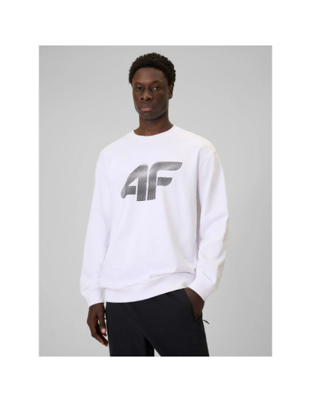 Bluza dresowa nierozpinana bez kaptura męska 4f 4fraw25tswsm2493-10s