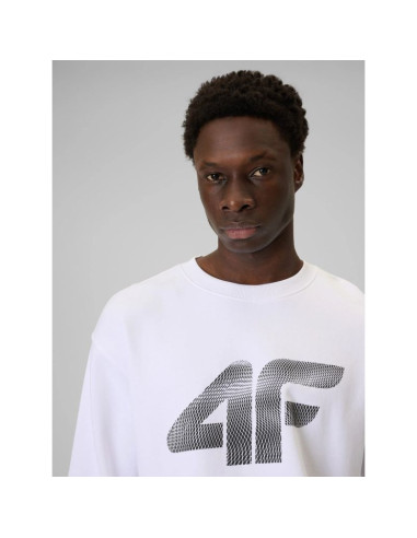 Bluza dresowa nierozpinana bez kaptura męska 4f 4fraw25tswsm2493-10s