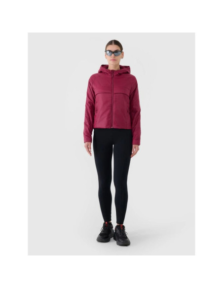 Kurtka puchowa z wypełnieniem syntetycznym damska 4f 4fraw24tjacf261-60s