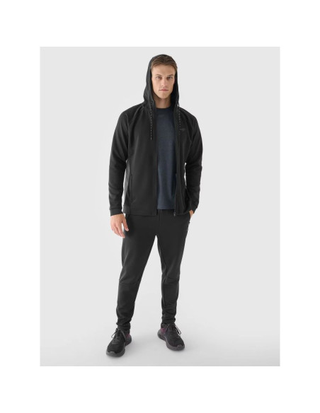 Bluza treningowa rozpinana z kapturem męska 4f 4fwaw24tfswm405-20s