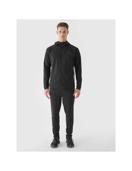 Bluza treningowa rozpinana z kapturem męska 4f 4fwaw24tfswm405-20s