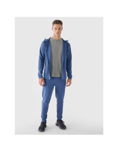 Bluza treningowa rozpinana z kapturem męska 4f 4fwaw24tfswm405-32s