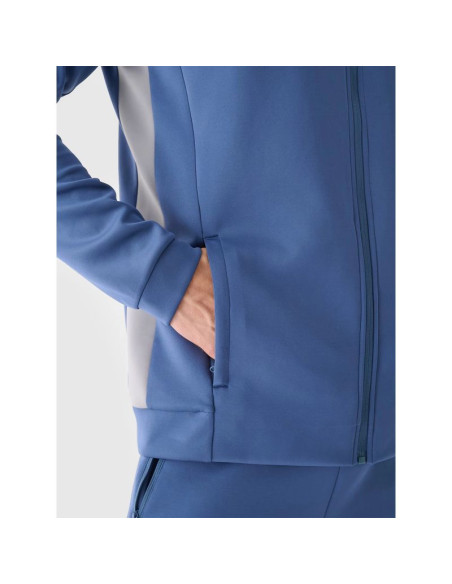 Bluza treningowa rozpinana z kapturem męska 4f 4fwaw24tfswm405-32s