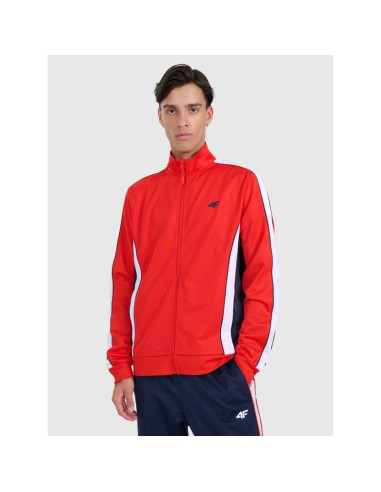 Bluza dresowa rozpinana bez kaptura męska 4f 4fraw25tswsm2459-62s