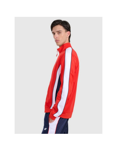 Bluza dresowa rozpinana bez kaptura męska 4f 4fraw25tswsm2459-62s