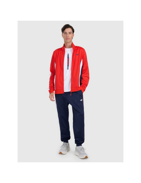 Bluza dresowa rozpinana bez kaptura męska 4f 4fraw25tswsm2459-62s