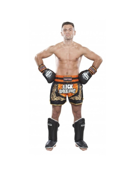 Spodenki tajskie top ten "kickboxing" neon