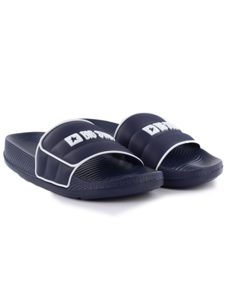 Klapki męskie plażowe basenowe granatowe big star rr174a045