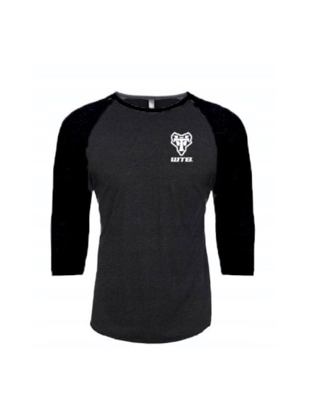 Wtb koszulka raglan długi rękaw szaro czarna l