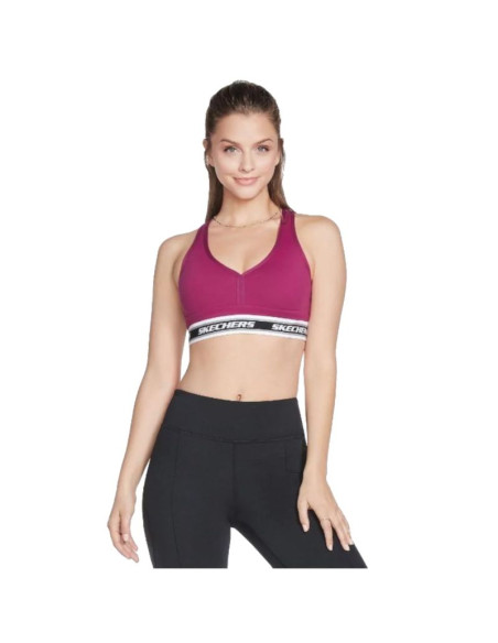Skechers go walk jacquard bra w3br90-mag fioletowe s