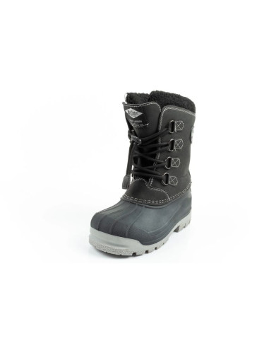 Lee cooper buty zimowe śniegowce dziecięce ocieplane dla chłopca czarne