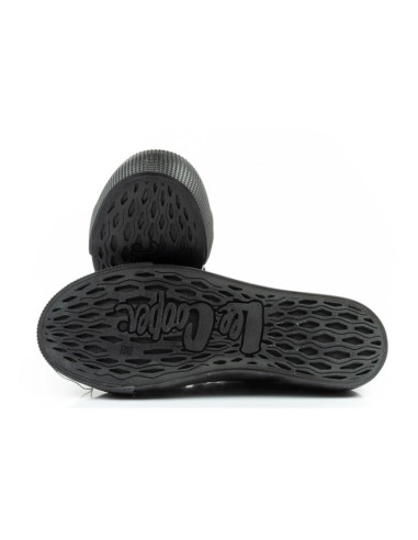 Lee cooper buty sportowe damskie trampki z tkaniny platforma czarne