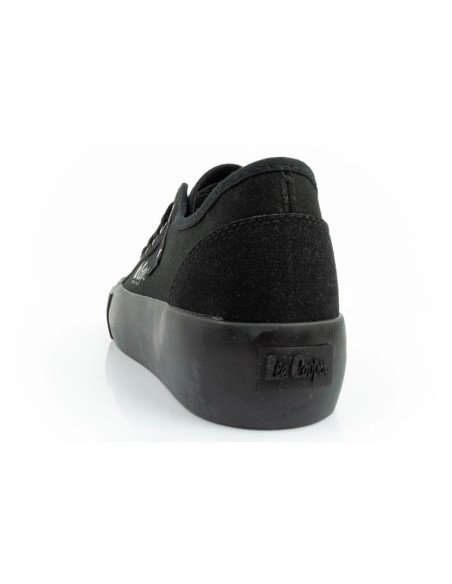 Lee cooper buty sportowe damskie trampki z tkaniny platforma czarne