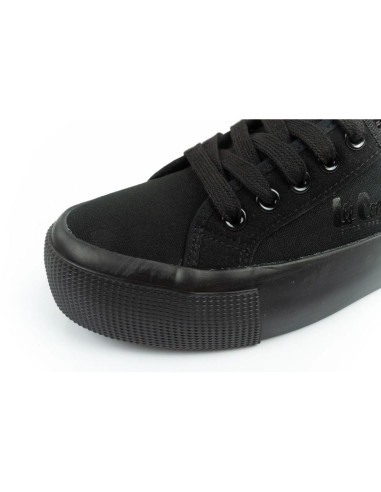 Lee cooper buty sportowe damskie trampki z tkaniny platforma czarne