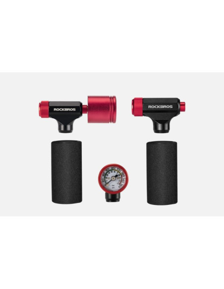 Rockbros mini pompka co2 z manometrem 42320016001