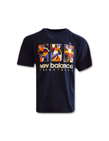 Koszulka new balance hoops classics t-shirt - mt23587 ecl
