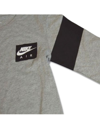 Koszulka męska nike air longsleeve t-shirt gray - aa6297-063