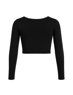 Damska koszulka sportowa top z długim rękawem air jordan core - dq4465-010 2