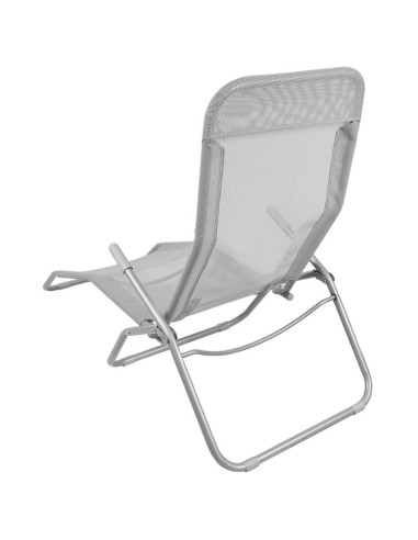 Leżak fotel składany grawitacyjny lazzy szary enero camp