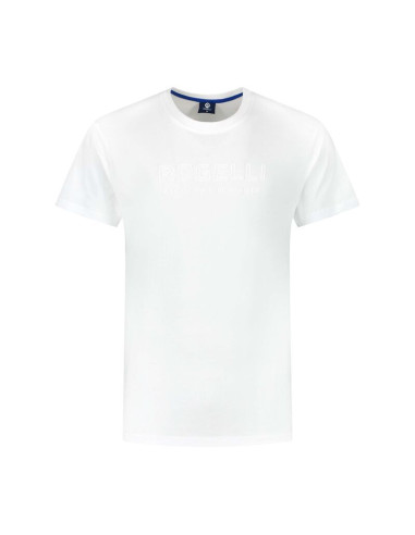 Rogelli t-shirt męski logo biały s