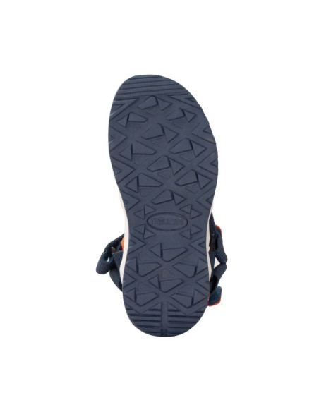 Sandały sportowe dziecięce dla chłopca/dziewczynki trollkids kids lysefjord sandal mystic blue/orange (666-142)