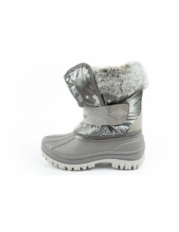 Lee cooper buty zimowe śniegowce dziecięce ocieplane dla dziewczynki szare 2