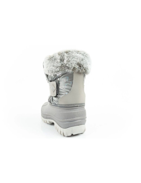 Lee cooper buty zimowe śniegowce dziecięce ocieplane dla dziewczynki szare