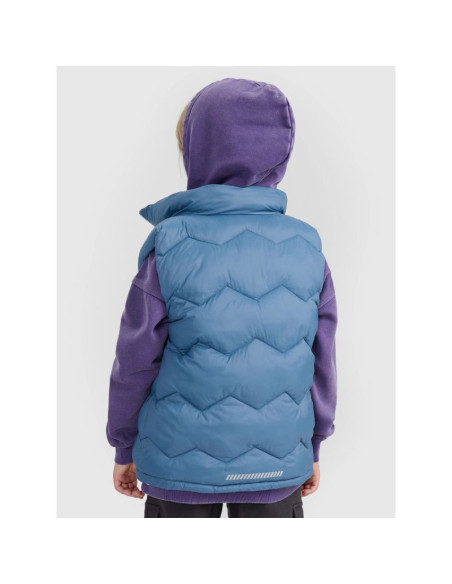 Bezrękawnik puchowy z wypełnieniem syntetycznym chłopięcy 4f 4fjraw25tvjam325-32s