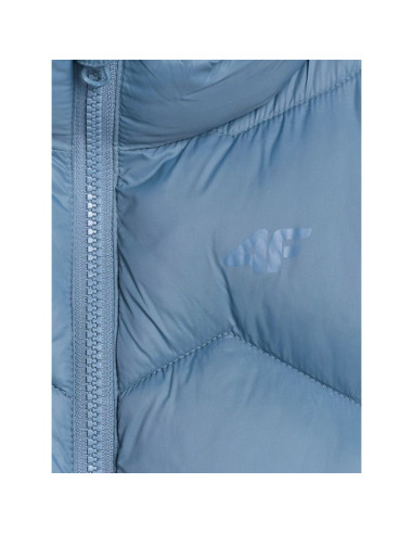 Bezrękawnik puchowy z wypełnieniem syntetycznym chłopięcy 4f 4fjraw25tvjam325-32s