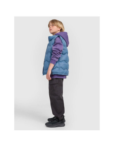Bezrękawnik puchowy z wypełnieniem syntetycznym chłopięcy 4f 4fjraw25tvjam325-32s