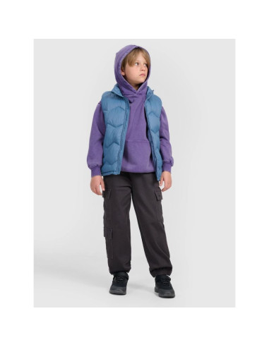 Bezrękawnik puchowy z wypełnieniem syntetycznym chłopięcy 4f 4fjraw25tvjam325-32s