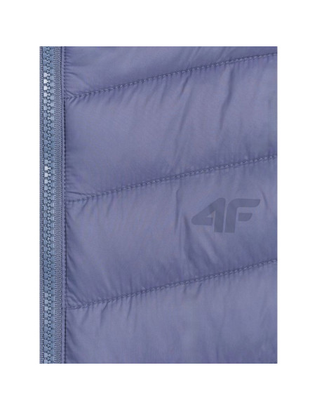 Kurtka puchowa z wypełnieniem syntetycznym chłopięca 4f 4fjraw25tdjam0819-32s