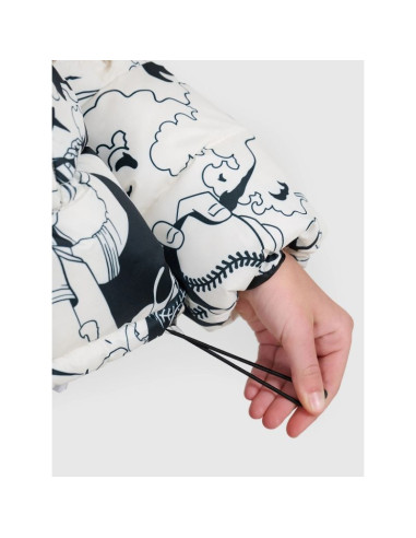 Kurtka puchowa z wypełnieniem syntetycznym dziewczęca 4f 4fjraw25tdjaf0748-11a