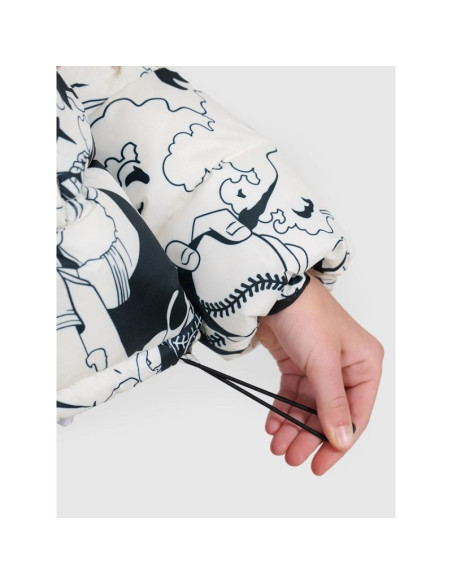 Kurtka puchowa z wypełnieniem syntetycznym dziewczęca 4f 4fjraw25tdjaf0748-11a