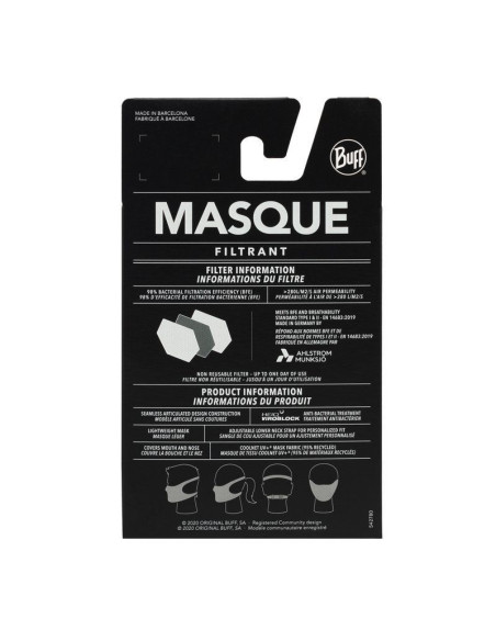 Maseczka buff® filter mask keren flash pink 126640 552 10 00