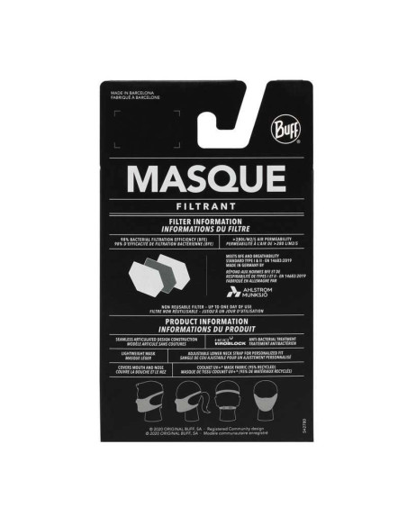 Maseczka buff® filter mask keren flash pink 126640 552 10 00