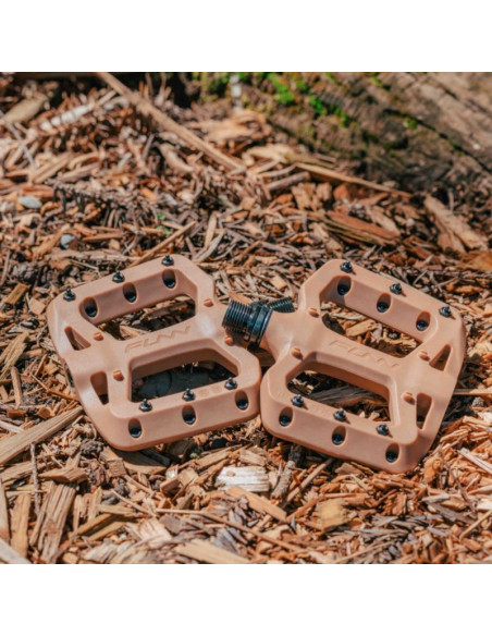 Funn pedały taipan s brązowe